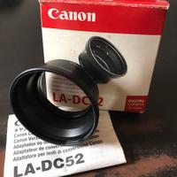 Canon adattatore lenti LA-DC52 NUOVO