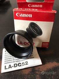 Canon adattatore lenti LA-DC52 NUOVO