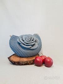 🌸 Borse Artigianali a Forma di Rosa