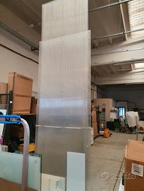 4 pannelli in policarbonato alveolare