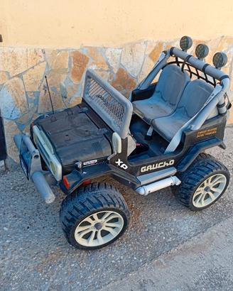 PEG PEREGO GAUCHO JEEP ELETTRICA MACCHININA AUTO
