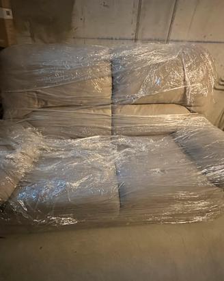 Divano letto tessuto 2 posti
