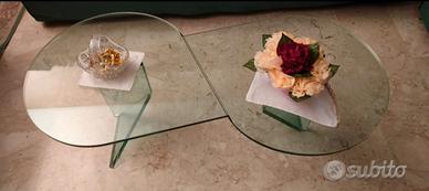 Tavolino cristallo Tonelli