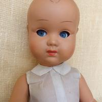Bambola bebè anni 50 in simil celluloide vintage