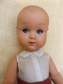 Bambola bebè anni 50 in simil celluloide vintage