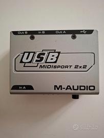 MIDI USB M-audio MIDISPORT 2X2