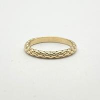 Anello oro 18KT di gr. 3,67 FOPE.