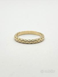Anello oro 18KT di gr. 3,67 FOPE.