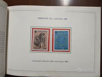 Emissione carte valori postali 1982
