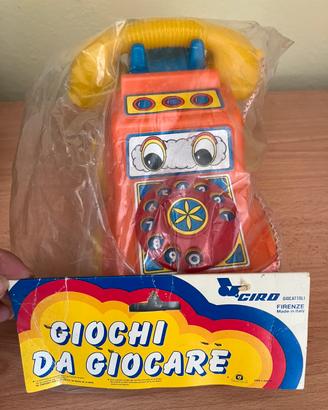 Telefono giocattolo vintage anni ‘70’80 Nuovo