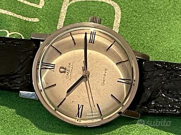 Omega geneve in acciaio inox vintage del 1968 car-