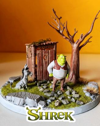 Shrek modellino illuminato 