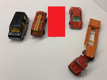 4 modellini Majorette e MatchBox