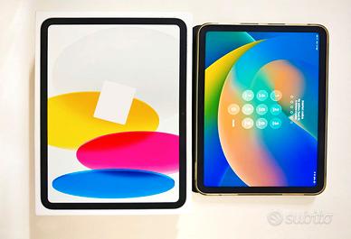 Ipad 10gen, 256GB mem., cover a libro e pellicola