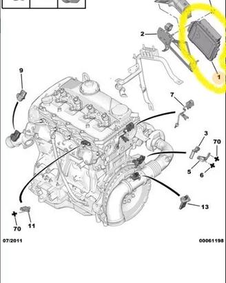CENTRALINA INIEZIONE STELLANTIS 9666484580 194020