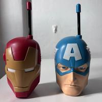 Walkie Talkie Marvel Iron Man e Capitan America
