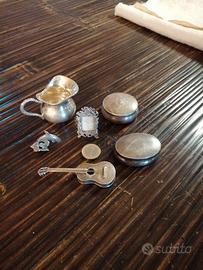 miniature da collezione in argento 