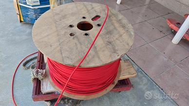 25  metri cavo H1 Z2Z2-K 6 mm2 rosso