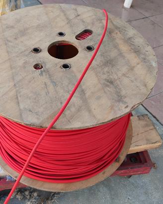 25  metri cavo H1 Z2Z2-K 6 mm2 rosso