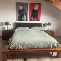 Camera da letto in arte povera 