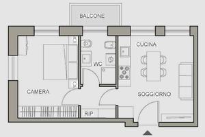 Bilocale - Villa Carcina