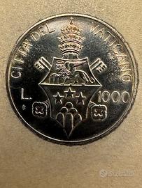 Due monete Vaticano argento fior di conio