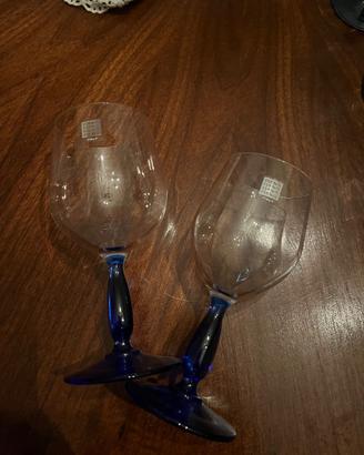 Set calici vintage Fidenza Italy (set da 8, 4 picc