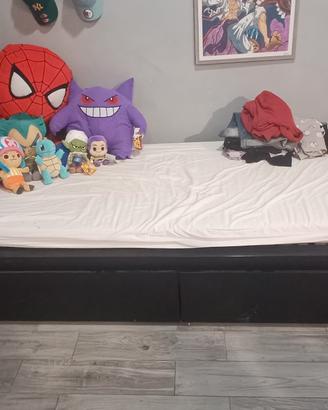 letto singolo con cassetti 