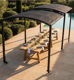 Gazebo Allungabile a 5.80 metri Telo ANTIPIOGGIA 