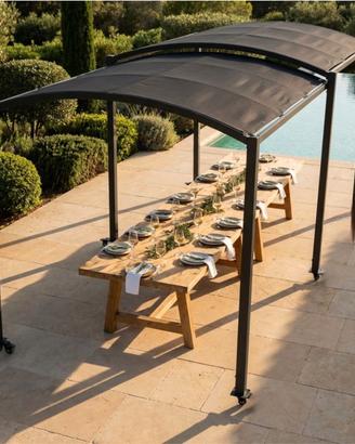 Gazebo Allungabile a 5.80 metri Telo ANTIPIOGGIA 