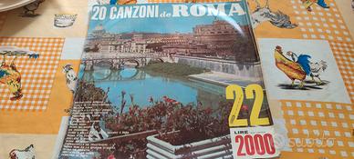 Disco in vinile 20 canzoni de Roma 