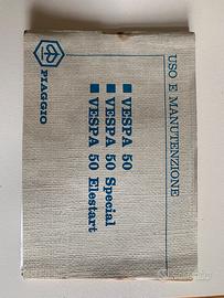 Libretto manutenzione VESPA 50