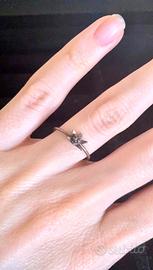 Ring #anello in #metallo #con #fiore