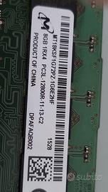 Memoria 8gb - MT18KSF1G72PZ-1G6E2HF - PC3L
