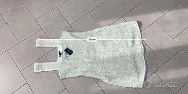 Abito tg 40  (IT 44) con strass argento maje Paris