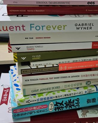 Libri vari narrativa, lingue e giapponese 