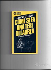 1983 COME SI FA UNA TESI DI LAUREA  UMBERTO ECO