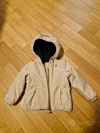 K-WAY originale invernale 12 mesi con cappuccio