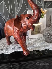 scultura in pelle anni 60  Elefante 