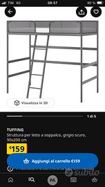 Letto soppalco ikea