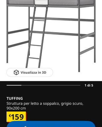 Letto soppalco ikea