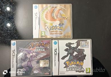 Nintendo Ds Pokemon Versione Oro Bianca Perla