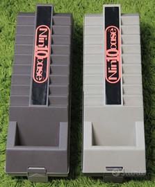 Nintendo NES case porta giochi vintage anni 80