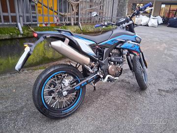 FB.MONDIAL MOTARD SMX 125cc BLU MOT.APRILIA LC