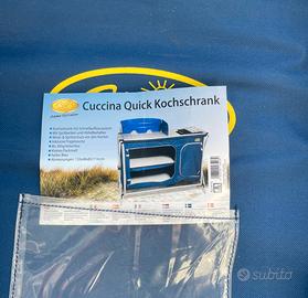 Mobiletto cucina da campeggio