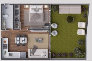 Bilocale a Monza giardino prvt-box auto libero ora