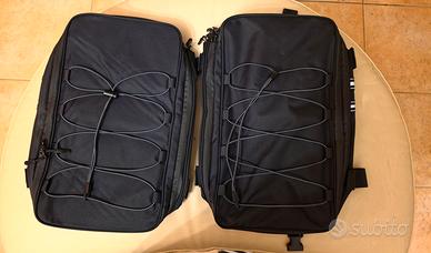 Coppia borse esterne moto espandibili 18L
