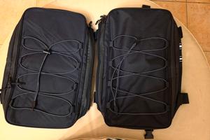 Coppia borse esterne moto espandibili 18L