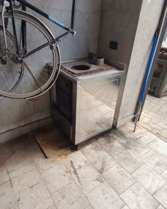 stufa a legna in acciaio da cucina 