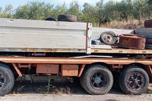 Pianale 7m x 2,50m movimento terra